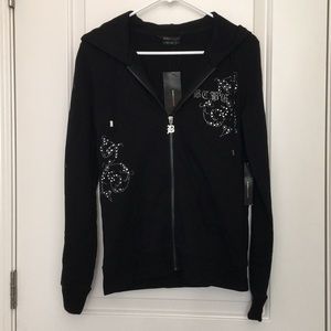 BCBG MAXAZRIA zip-up hoodie